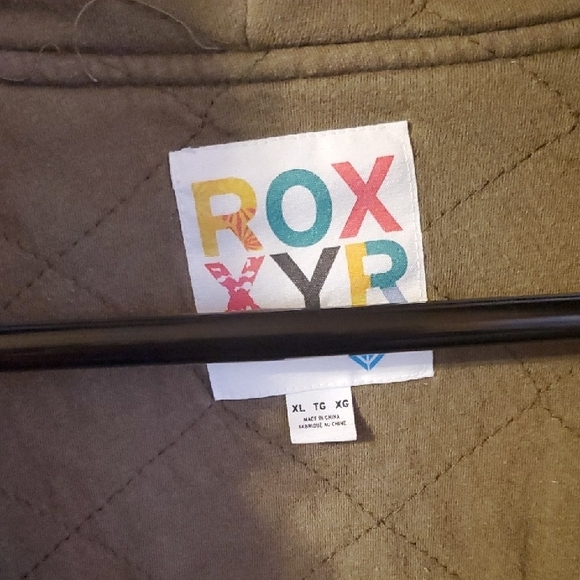 Roxy Tan Hooded Jacket with Faux Fur Trim - Picture 2 of 8